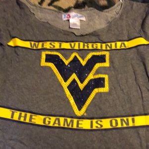 WV college girls shirt off the shoulder